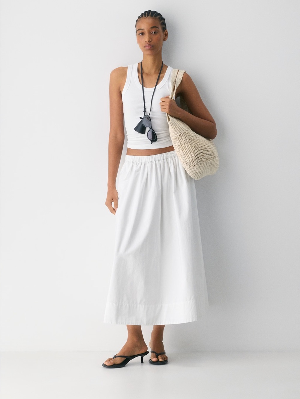 Wilfred Poplin Skirt